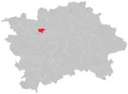 Location of Střešovice in Prague