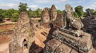 View from the terminal pyramid