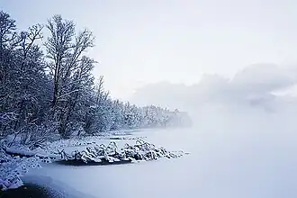 Prestvannet during winter.