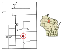 Location of Prentice in Price County, Wisconsin