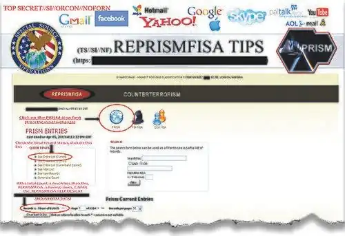 Slide showing the REPRISMFISA Web app