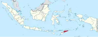 Location of East Timor Province
