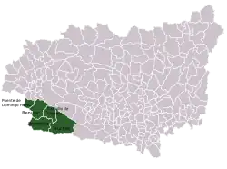 Location of La Cabrera in the province of Leon