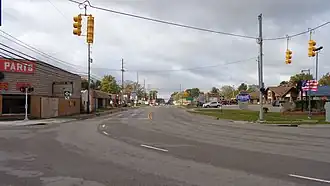 Houghton Lake Drive (M-55) at Gladwin Road (M-18)