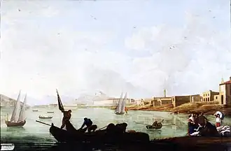 Puerto de Cartagena, by Mariano Ramón Sánchez (1793)