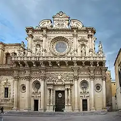 Basilica of Santa Croce, an example of the Lecce Baroque