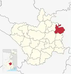 Location in West Bengal