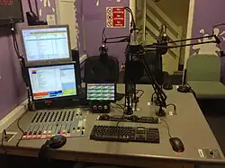 Purple Radio Studio in Dunelm House in 2012
