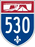 Autoroute 530 marker