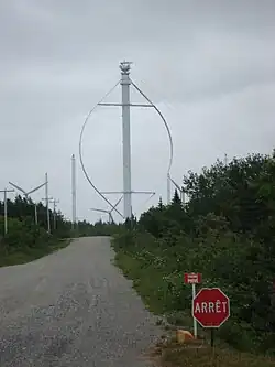 Image 5Éole, the largest vertical axis wind turbine, in Cap-Chat, Quebec, Canada (from Wind turbine)