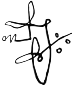 Queen Tinatin's signature