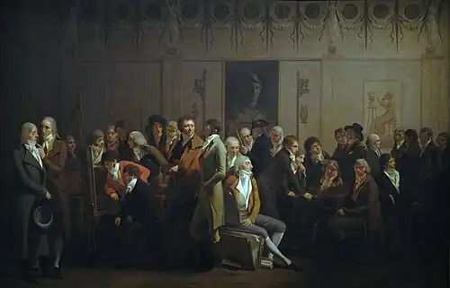 Meeting of Artists in Isabey's Studio, 1798