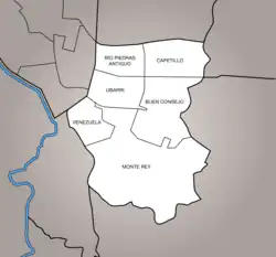 Subbarrios of Río Piedras Pueblo.