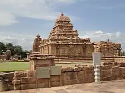 Dolmen on the south side of the road leading from the village to Badami about a mile to west