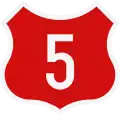 National Road 5 shield}}