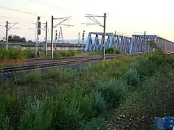 Railways bridges over the Mureș River in Coșlariu