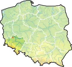 Location of Gmina Radwanice