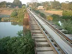 Railway in Yekyi Township