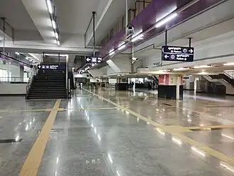 Interiors of the station (2024)
