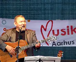 Rasmus Lyberth. A concert during the Tall Ships' Races in Aarhus, July 4. 2013[1]
