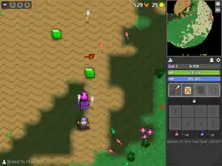 Players fight a monster