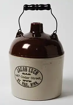 American stoneware jug