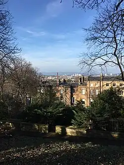 From Regent Gardens looking north