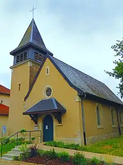 The church in Regnéville-sur-Meuse