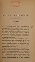 First page to An Attempt to Develop the Law of Storms by Means of Facts (1846)