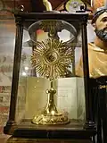 A relic of Saint Augustine at the Minalin Church in Pampanga, Philippines