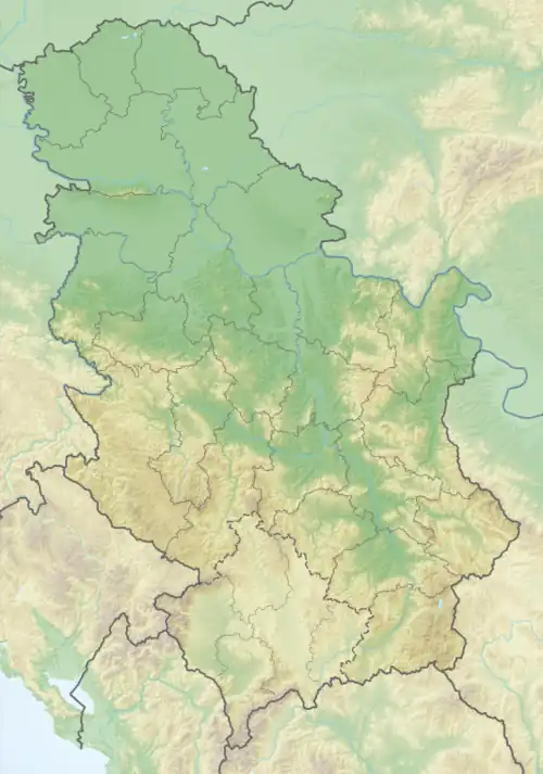 Battle of Kosovo is located in Serbia