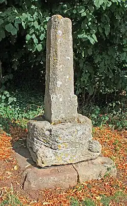 Cross 15&nbsp;m north of St Peter's Church