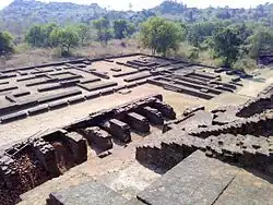 Ancient Buddhist remains comprising monastery, stupas, Rock-cut inscription etc.
