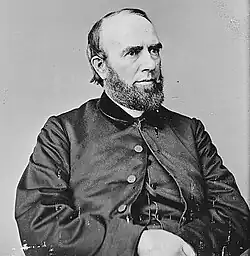 A black and white photograph of Daniel Morris