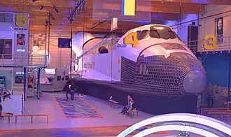 Life size replica of the NASA Space Shuttle