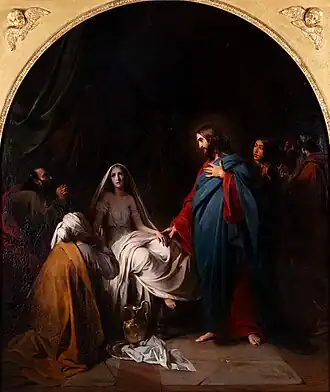 The Raising of the Daughter of Jairus by Aimée Brune-Pagès