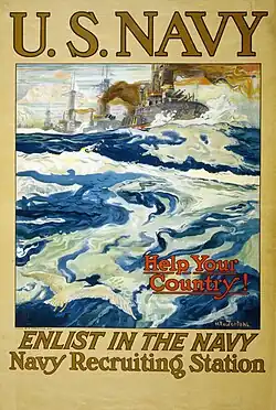 "Help your country! Enlist in the Navy"