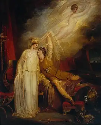 The Reconciliation of Helen and Paris After His Defeat by Menelaus, 1805