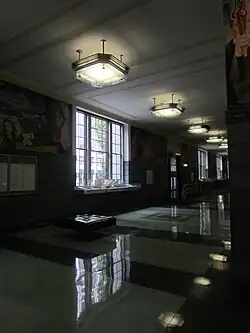 Junction of main and side lobbies of Rincon Annex