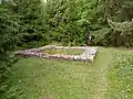 Reconstructed foundations of the Klingenkopf Stone Tower