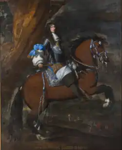 Equestrian portait of Emmanuel Philibert of Carignano, oil on canvas, Palace of Venaria