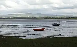 River Lune at Sunderland Point, looking towards Glasson Dock on opposite river bank