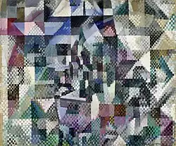 Robert Delaunay, 1911–12, Window on the City No. 3, oil on canvas, 113.7 × 130.8&nbsp;cm, Solomon R. Guggenheim Museum