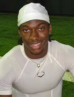 A picture of Robert Griffin smiling.
