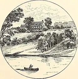 Illustration of the Romancoke property in King William County