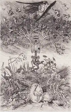 Frontispiece for Les Épaves by Baudelaire (1868) etching (16 x 13,3&nbsp;cm) Musée Félicien Rops, Namur