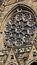 Rose window of the façade
