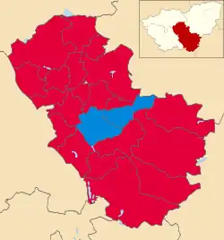 2010 results map