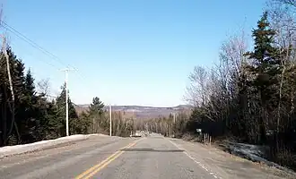 Route 249 shares part of its route with route 222.