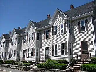 Rowhouses at 256–274 Haven Street